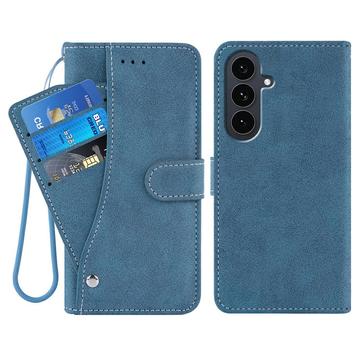 Samsung Galaxy S26+ Elegante Funda Retro para Cartera con Tarjetero Giratorio