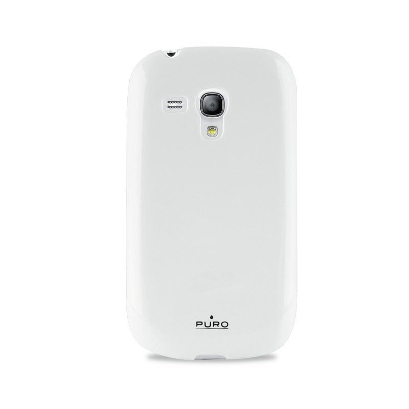 Puro Plasma Carcasa a Presión para Galaxy S3 Mini i8190 - Blanco