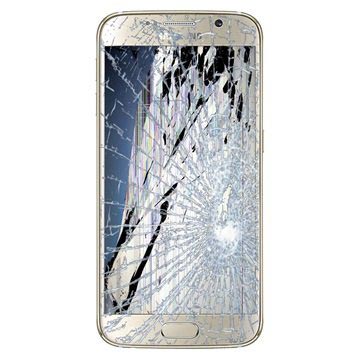 Samsung Galaxy S6 Reparación de la Pantalla Táctil y LCD (GH97-17260C) - Dorado
