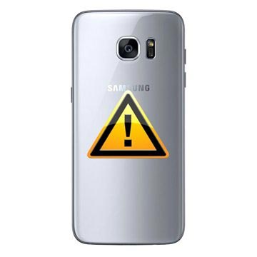 Reparación Tapa de Batería para Samsung Galaxy S7 - Plateado
