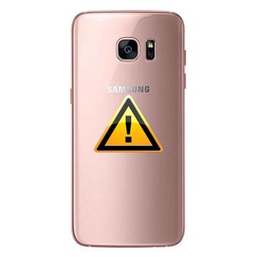 Reparación Tapa de Batería para Samsung Galaxy S7 Edge - Rosa