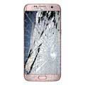 Samsung Galaxy S7 Edge Reparación de la Pantalla Táctil y LCD (GH97-18533E) - Rosa