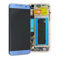 Carcasa Frontal & Pantalla LCD GH97-18533G para Samsung Galaxy S7 Edge - Azul