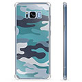 Funda Híbrida para Samsung Galaxy S8 - Camuflaje Azul