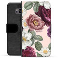 Funda Cartera Premium para Samsung Galaxy S8 - Flores Románticas