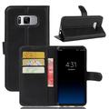 Funda con Cierre Magnético para Samsung Galaxy S8+ - Estilo Cartera - Negro