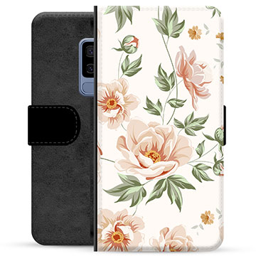 Funda Cartera Premium con Función de Soporte para Samsung Galaxy S9+ - Floral