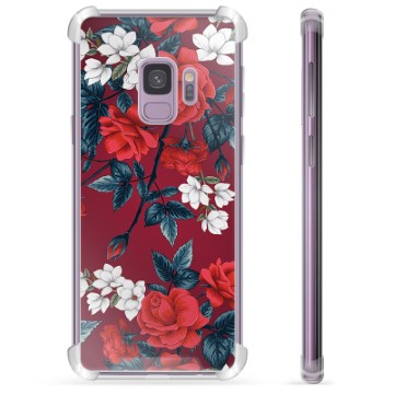 Funda Híbrida para Samsung Galaxy S9 - Flores Vintage