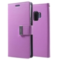 Funda Cartera Mercury Rich Diary para Samsung Galaxy S9 (Bulk) - Púrpura