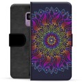 Funda Cartera Premium para Samsung Galaxy S9 - Mandala Colorida