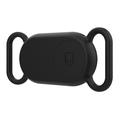 Funda de Silicona para Collar de Mascotas para Apple Samsung Galaxy SmartTag 2 - Negro