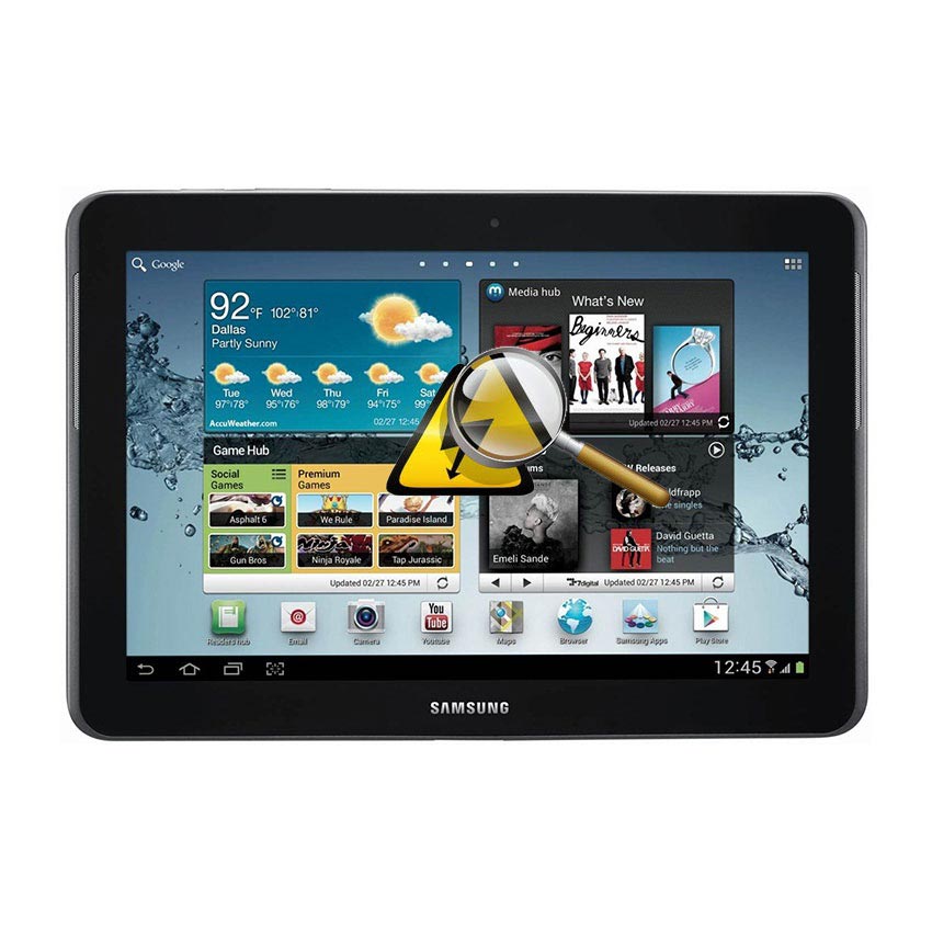Conciliador calor capa Samsung Galaxy Tab 3 10.1 P5200 Diagnóstico