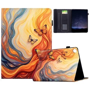 Funda Folio Inteligente Samsung Galaxy Tab A11/A9 - Mariposas naranjas