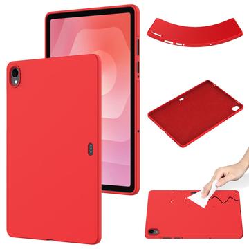 Funda de silicona líquida Samsung Galaxy Tab A11 - Roja