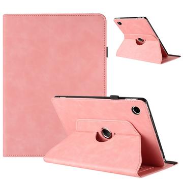Samsung Galaxy Tab A11+/A9+ Funda inteligente giratoria 360 con ranuras para tarjetas - Rosa