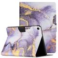 Funda Folio Samsung Galaxy Tab A8 10.5 2021/2022 Diseño Mármol - Violeta