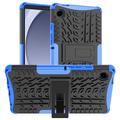 Antideslizante Funda Híbrida con Soporte para Samsung Galaxy Tab A9 - Azul / Negro