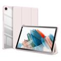 Funda Inteligente de Tres Pliegues Dux Ducis Toby para Samsung Galaxy Tab A9+ - Rosa Claro