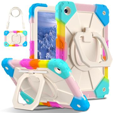 Funda con Correa de Mano Heavy Duty 360 para Samsung Galaxy Tab A9+ - Colores Vivos