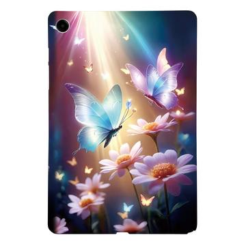 Carcasa de TPU Stylish Ultra Fina para Samsung Galaxy Tab A9+ - Mariposa floral