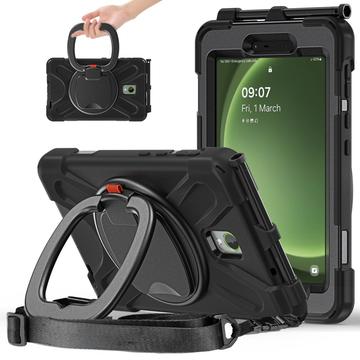 Funda con Correa de Mano Heavy Duty 360 para Samsung Galaxy Tab Active5 - Negro