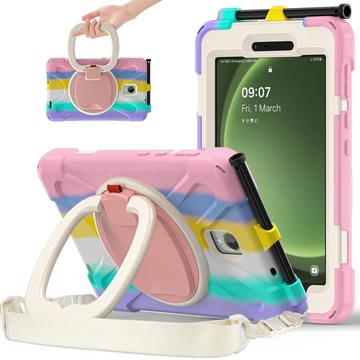 Funda con Correa de Mano Heavy Duty 360 para Samsung Galaxy Tab Active5 - Colores Vivos
