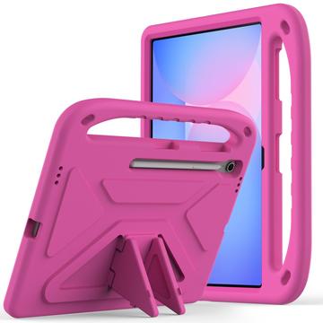 Funda de Transporte para Niños para Samsung Galaxy Tab S10 FE+ - Rosa Fuerte