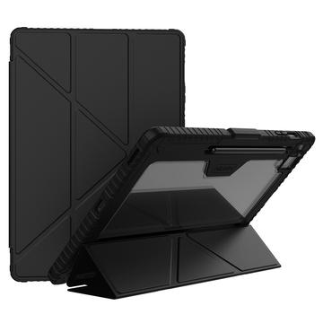 Funda Folio Inteligente Nillkin Bumper para Samsung Galaxy Tab S10 FE+ - Negro / Transparente
