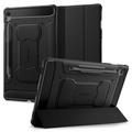 Funda con Tapa Spigen Rugged Armor Pro para Samsung Galaxy Tab S10 FE+ - Negro