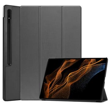 Funda Inteligente de Tres Pliegues para Samsung Galaxy Tab S10 Ultra - Gris