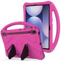 Funda de Transporte para Niños Samsung Galaxy Tab S10+ Prueba de Golpes - Rosa Fuerte