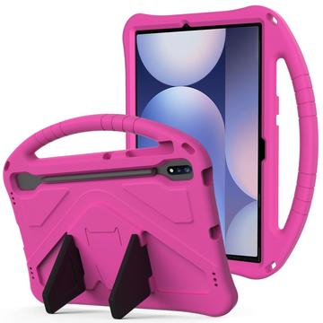 Funda de Transporte para Niños Samsung Galaxy Tab S10+ Prueba de Golpes - Rosa Fuerte