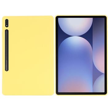 Funda de Silicona Líquida para Samsung Galaxy Tab S10+ - Amarillo