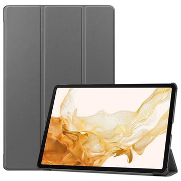Funda Inteligente de Tres Pliegues para Samsung Galaxy Tab S10+ - Gris