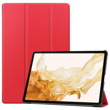 Funda Inteligente de Tres Pliegues para Samsung Galaxy Tab S10+ - Rojo