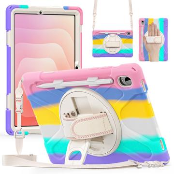 Funda con Correa de Mano Heavy Duty 360 para Samsung Galaxy Tab S11 - Colores Vivos