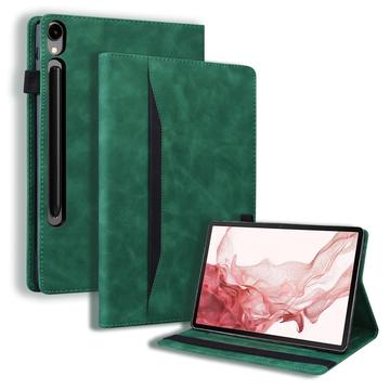 Funda Folio Samsung Galaxy Tab S11/S10 Lite/S10 FE/S9 FE/S9/S8/S7 Business Style - Verde