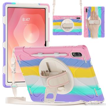 Funda con Correa de Mano Heavy Duty 360 para Samsung Galaxy Tab S11 Ultra - Colores Vivos