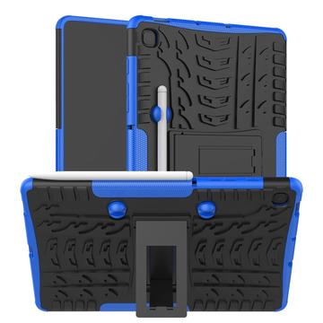 Antideslizante Funda Híbrida con Soporte para Samsung Galaxy Tab S6 Lite 2020/2022/2024 - Azul / Negro