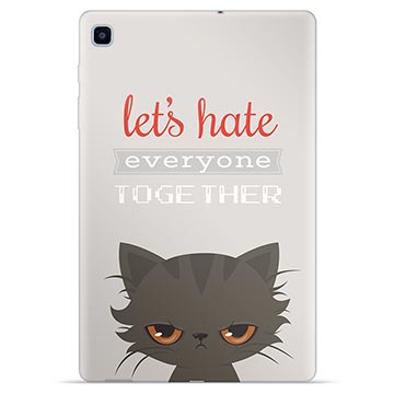 Funda de TPU para Samsung Galaxy Tab S6 Lite 2020/2022/2024 - Gato Enfadado