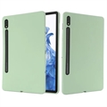 Funda de Silicona Liquid para Samsung Galaxy Tab S8/S7 (Embalaje abierta - Excelente) - Verde