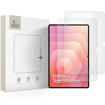 Protector de pantalla de vidrio templado Samsung Galaxy Tab S8 Ultra/S9 Ultra/S10 Ultra/S11 Ultra Tech-Protect Glass Fit+ - 2 uds. - Claro
