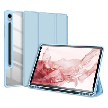 Funda Inteligente de Tres Pliegues Dux Ducis Toby para Samsung Galaxy Tab S9 - Azul Bebé