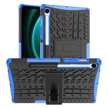 Antideslizante Funda Híbrida con Soporte para Samsung Galaxy Tab S10 FE/S9 FE - Azul / Negro