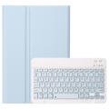 Funda con Teclado Bluetooth para Samsung Galaxy Tab S10 FE/S9 FE - Azul Bebé
