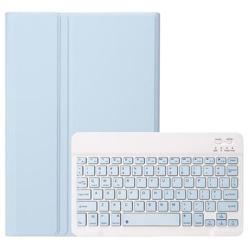 Funda con Teclado Bluetooth para Samsung Galaxy Tab S10 FE/S9 FE - Azul Bebé