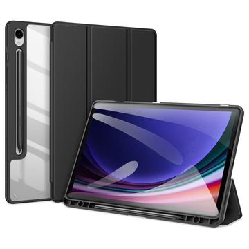 Funda Inteligente de Tres Pliegues Dux Ducis Toby para Samsung Galaxy Tab S10 FE/S9 FE - Negro