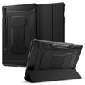 Funda con Tapa Spigen Rugged Armor Pro para Samsung Galaxy Tab S9 FE+ - Negro