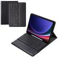 Funda con Teclado Bluetooth para Samsung Galaxy Tab S9+ - Negro