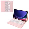 Funda con Teclado Bluetooth para Samsung Galaxy Tab S9+ - Rosa